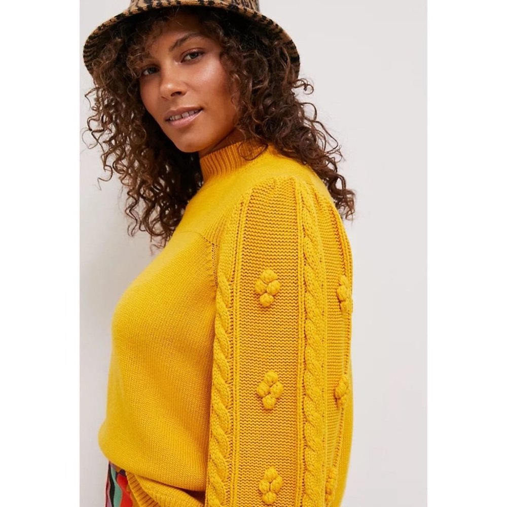 NWT Anthropologie Maeve Kiara Textured Sweater - Picture 4 of 10